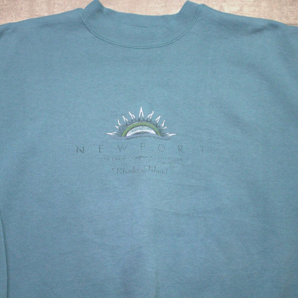 Vintage Newport Rhode Island Sweatshirt 2XL Crewneck Tourist Souvenir